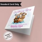 Pink Noah’s Arc Christening Standard Card Only