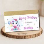 Unicorn & Present ChristmasMoney Wallet