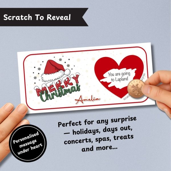 A Christmas Wish Surprise Ticket Scratch To Reveal