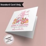Enchanted First Christmas Standard Card Only