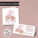 Enchanted First Christmas Standard Card & Wallet