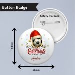 Football Festivities Christmas Badge Info