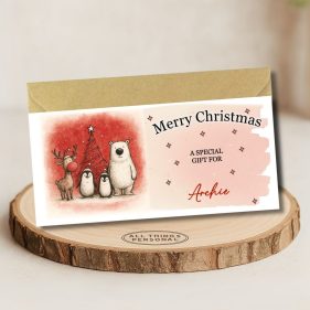 Jolly Woodland Wonders Christmas Money Wallet