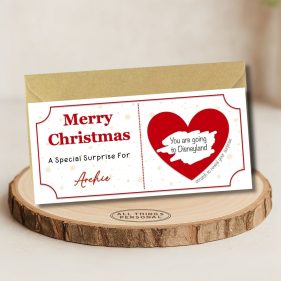 Merry Christmas Surprise Ticket