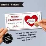Merry Christmas Surprise Ticket Scratch To Reveal