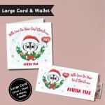 On Your First Christmas Penguin Large Card & Wallet