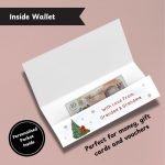 On Your First Christmas Penguin Money Wallet Inside