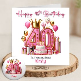 Pink Vibes 40th Birthday Main
