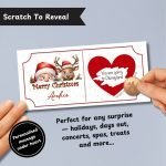 Santa & Reindeer Christmas Surprise Ticket Scratch To Reveal