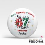 Six Seven Christmas Badge