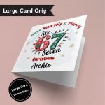 Six Seven Christmas Large Card Only