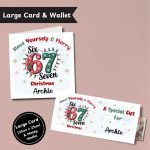 Six Seven Christmas Large Card & Wallet