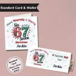 Six Seven Christmas Standard Card & Wallet