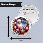 Sleigh Bells Christmas Badge Info