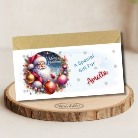 Sleigh Bells Christmas Money Wallet