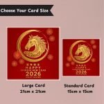 2026 Chinese New Year Card Dimensions