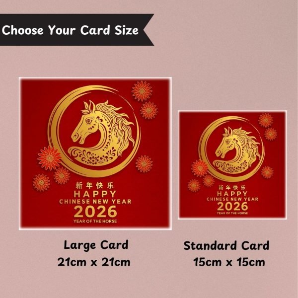 2026 Chinese New Year Card Dimensions