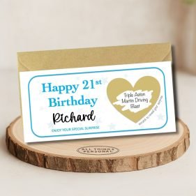 Blue Birthday Surprise Ticket