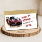 Car Birthday Money Wallet Card Main