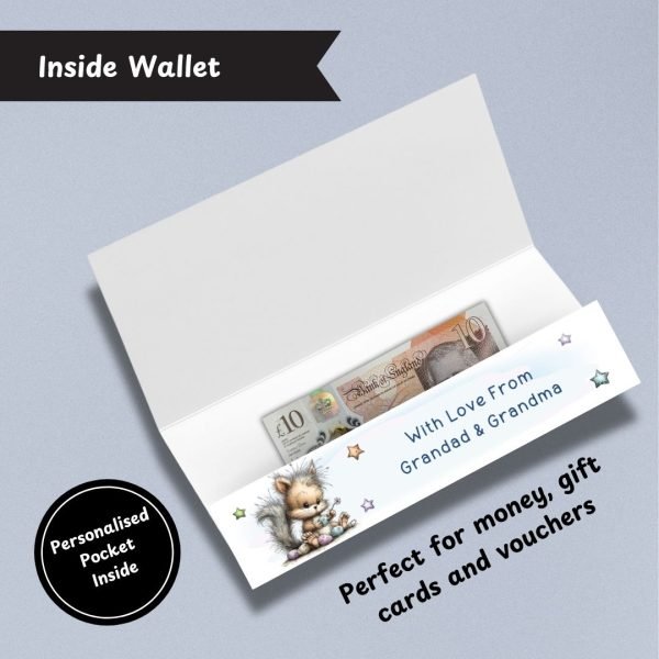 Easter Eggsplorer Money Wallet Card Inside