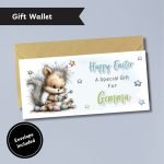 Easter Eggsplorer Money Wallet Card with Envelope