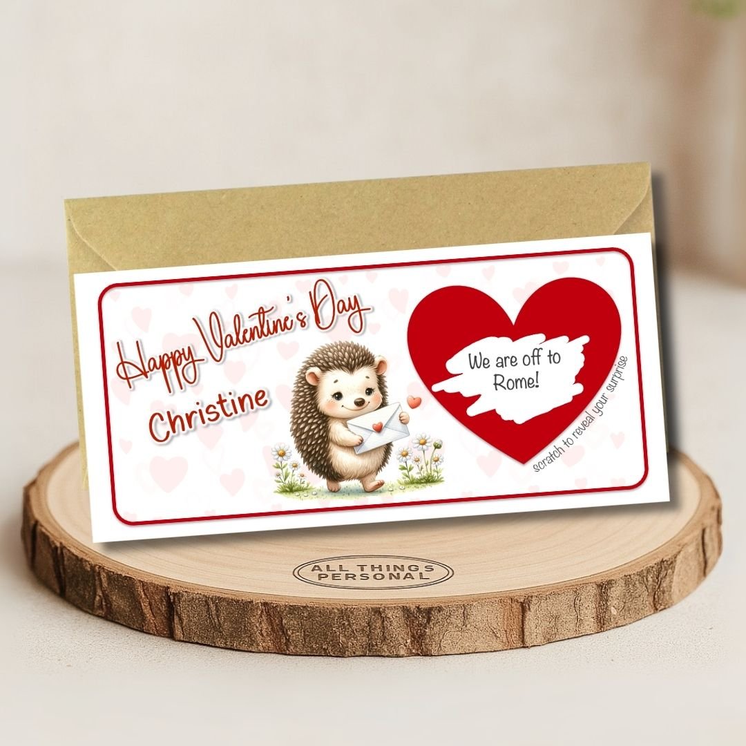 Hedgehog Love Surprise Ticket Hedgehog Love Surprise Ticket