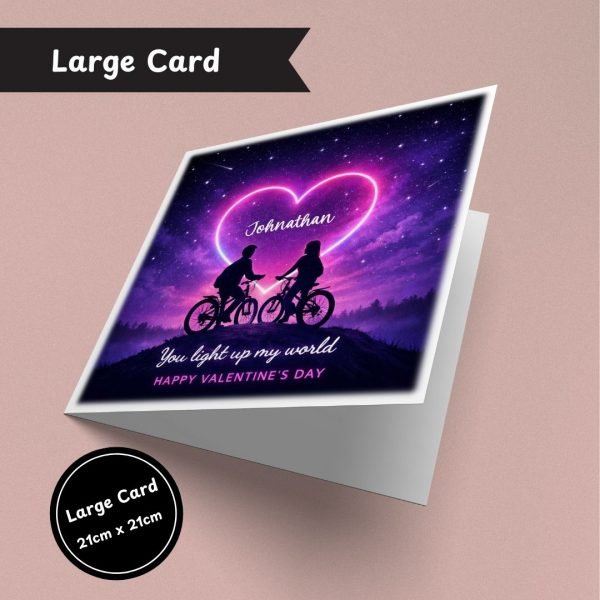 Light Up My World Large Card Only