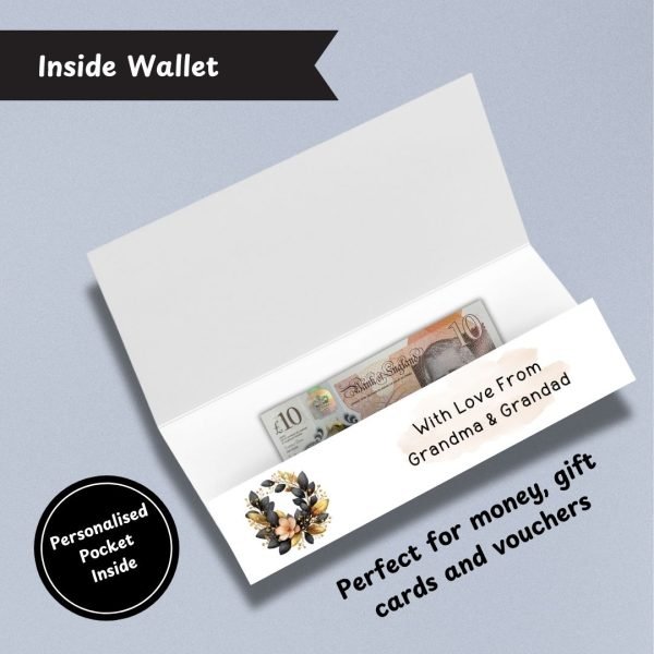 New Year Money Wallet Card Inside