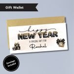 New Year Money Wallet Card with Envelope