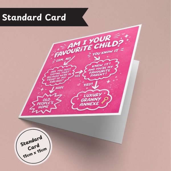 Favourite Child Quiz Standard Card Only