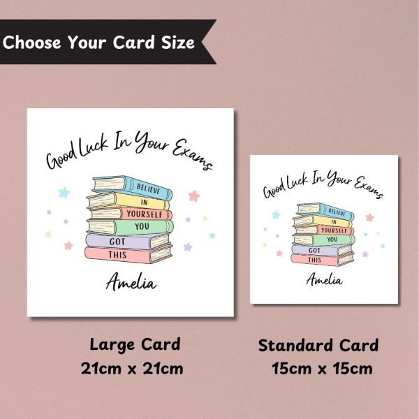 Believe In Yourself Card Sizes