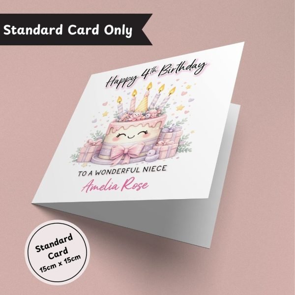 Cake Celebrations Birthday Standard Card Only