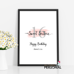 Sweet 16 Print
