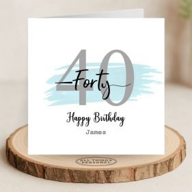 Blue 40th Birthday Main