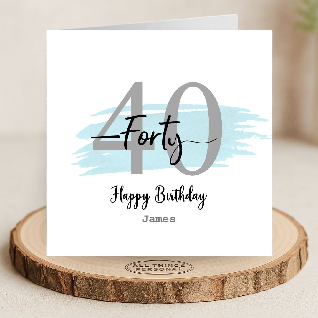Blue 40th Birthday Main Blue 40th Birthday Main
