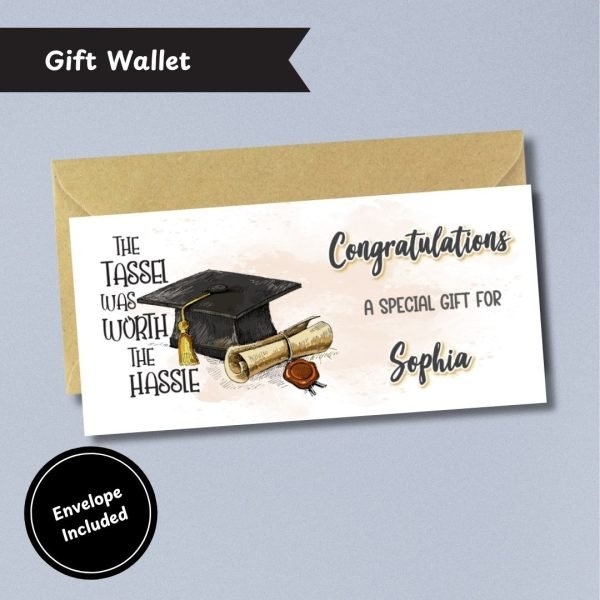 Graduation Money Wallet Card with Envelope