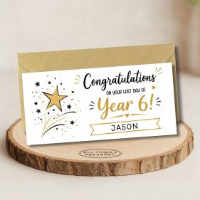 Last Day Of Year 6 Money Wallet Card Main