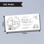 Silver Jubilee of a Ordination to the Priesthood Money Wallet Card Dimensions