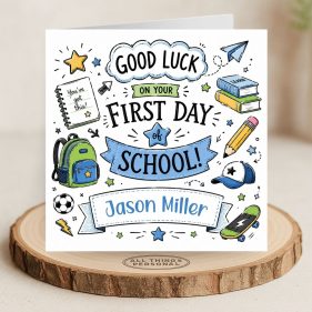 Blue School Superstar Card Main