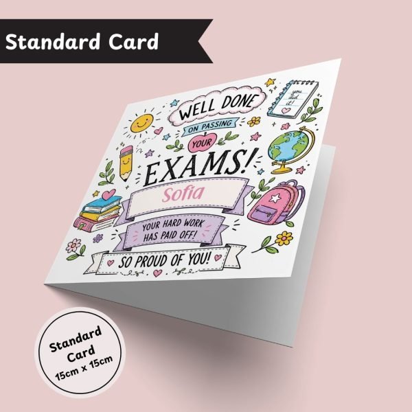 Pink Exam Superstar Standard Card Only
