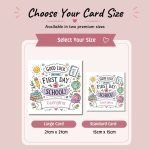 Pink School Superstar Card Choose Card Size