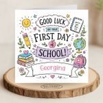 Pink School Superstar Card Main