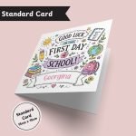 Pink School Superstar Card Standard Card Only
