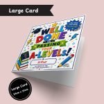 Passing A Levels Large Card Only
