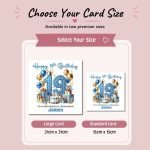 Blue Vibes 19th Choose Card Size