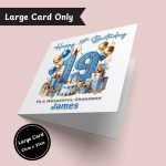 Blue Vibes 19th Large Card Only