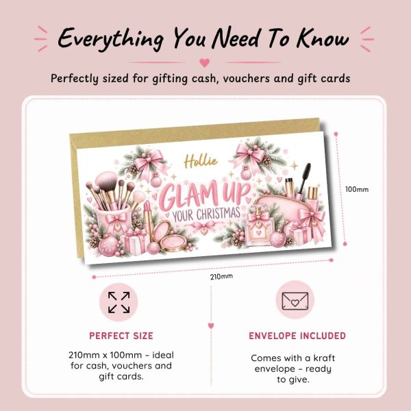 Christmas Glam Money Wallet Info