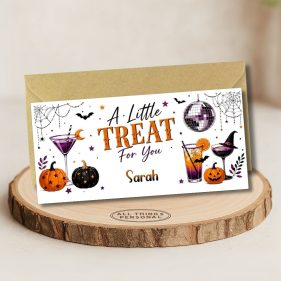 Cocktails Halloween Money Wallet Card Main