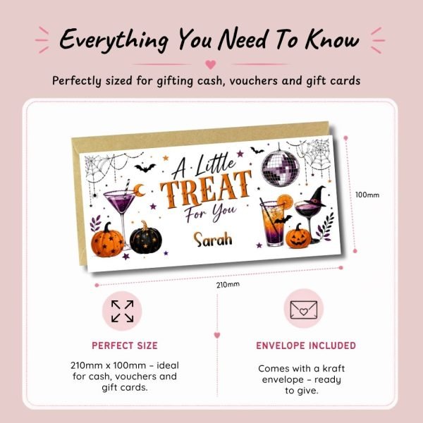 Cocktails Halloween Money Wallet Info