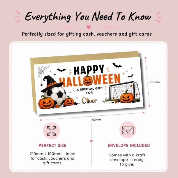 Football Halloween Money Wallet Info